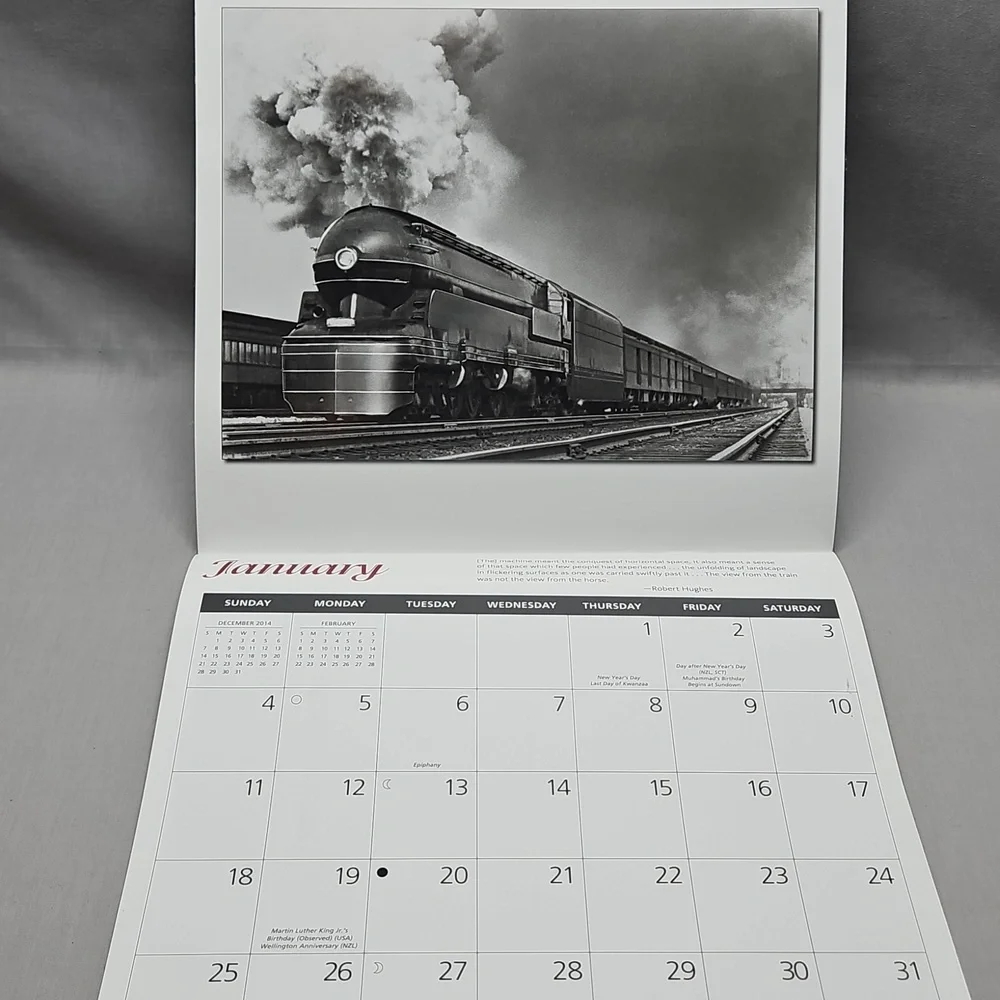 Classic Trains 2015 16-Month Railroad Calendar